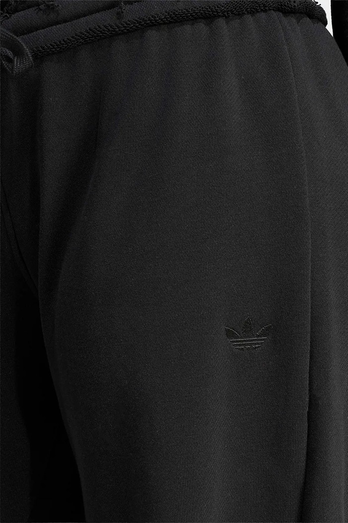 Spodnie dresowe damskie bawełniane SST Double adidas Originals czarny KS9235