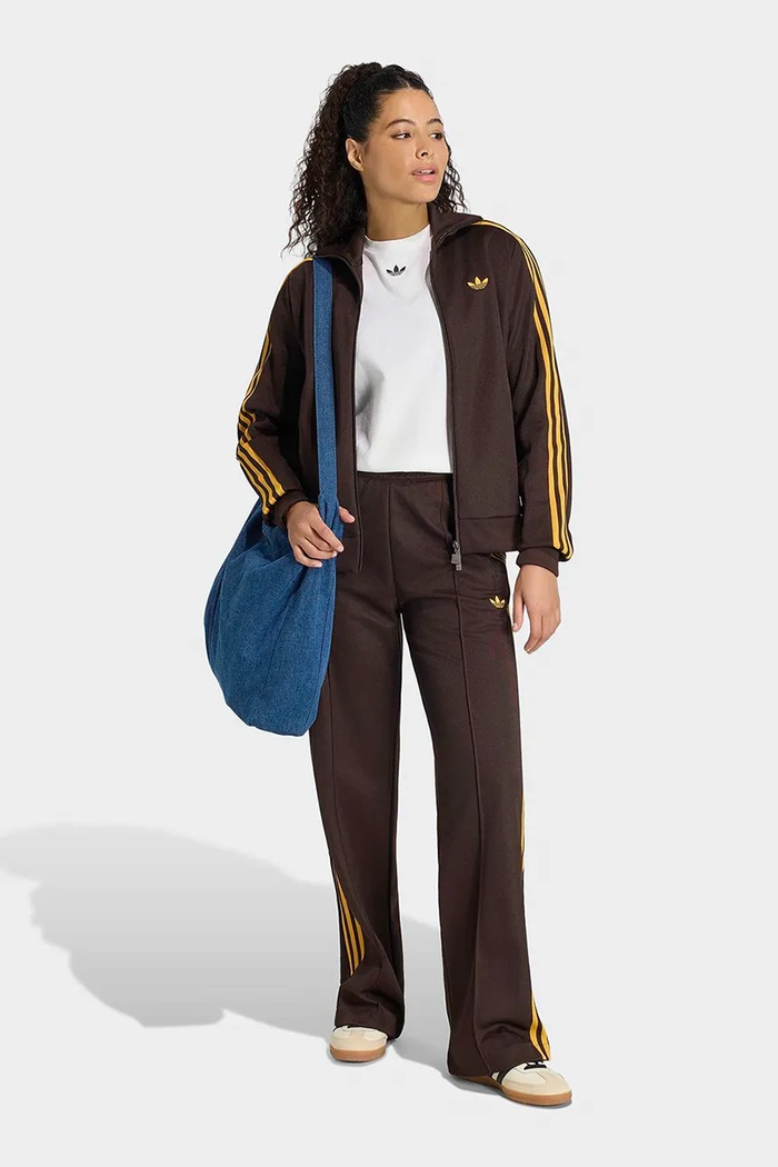 Odzież adidas Originals Spodnie dresowe damskie z bawełną Beckenbauer KS4741. brązowy