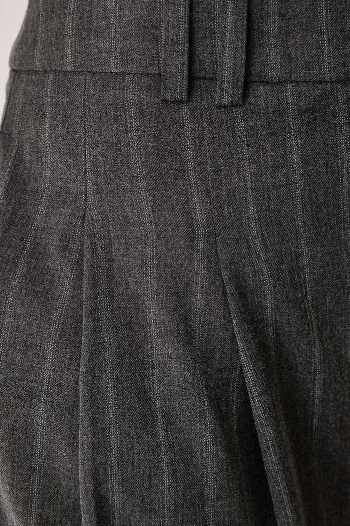 Spodnie wide leg damskie Morgan PRIK.F szary