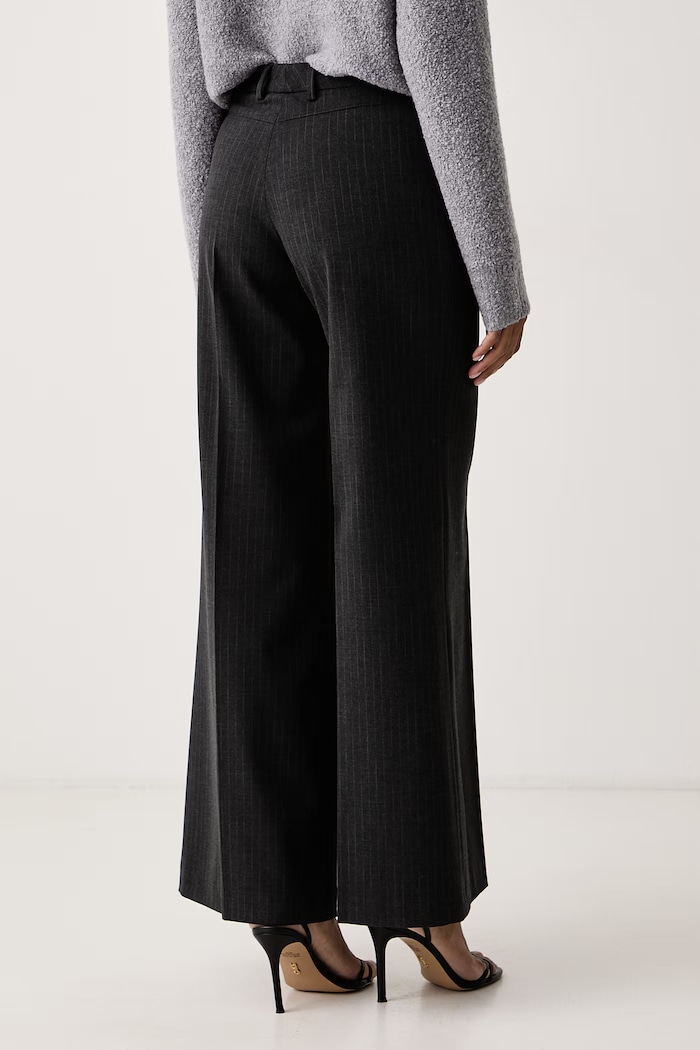 Odzież Seventy Venezia Spodnie wide leg damskie PT1441.550222 szary
