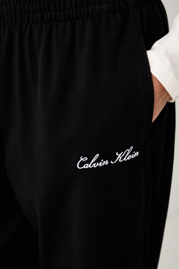 Calvin Klein Underwear spodnie lounge damskie bawełniane czarny LV00QS7687