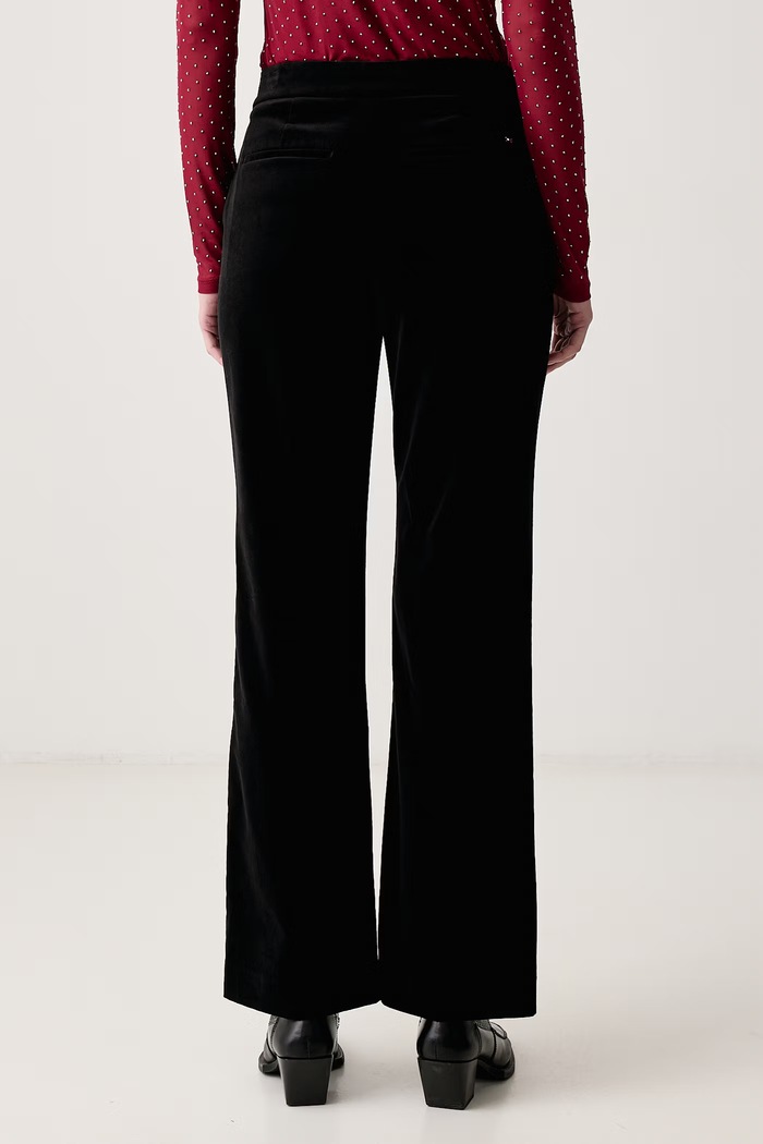 Odjeća Tommy Hilfiger Za žene od velura WW0WW52201 crna