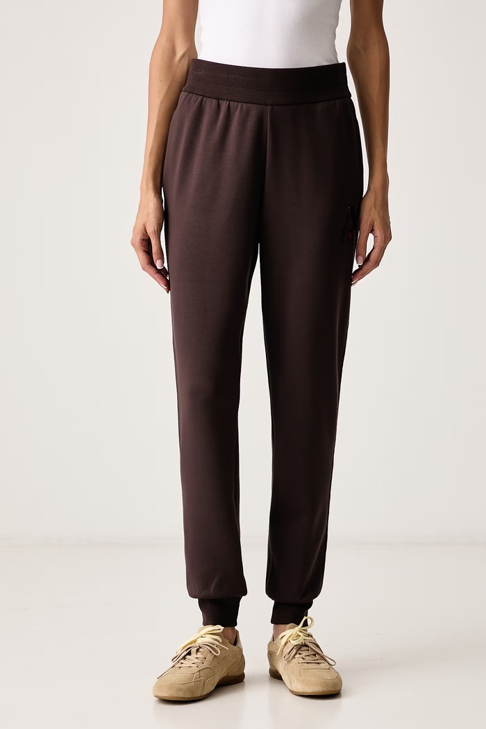 Armani Exchange Trenirka ženska z viskozo rjava XW002862.AF13397