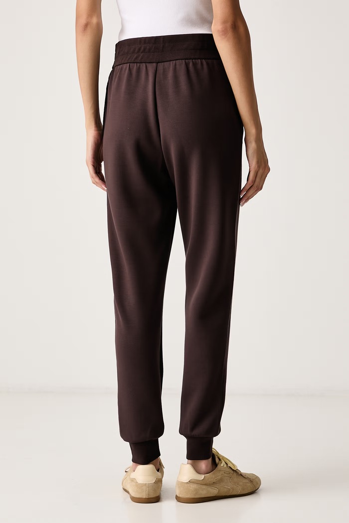 Oblačila Armani Exchange Trenirka ženska z viskozo XW002862.AF13397 rjava