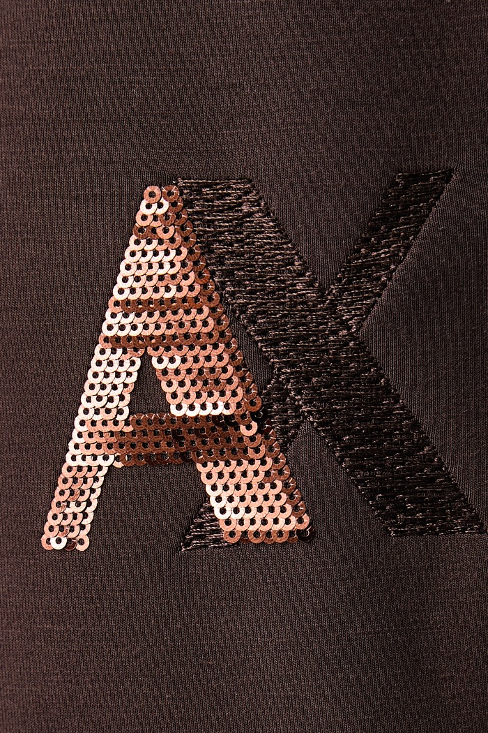Trenirka ženska z viskozo Armani Exchange XW002862.AF13397 rjava