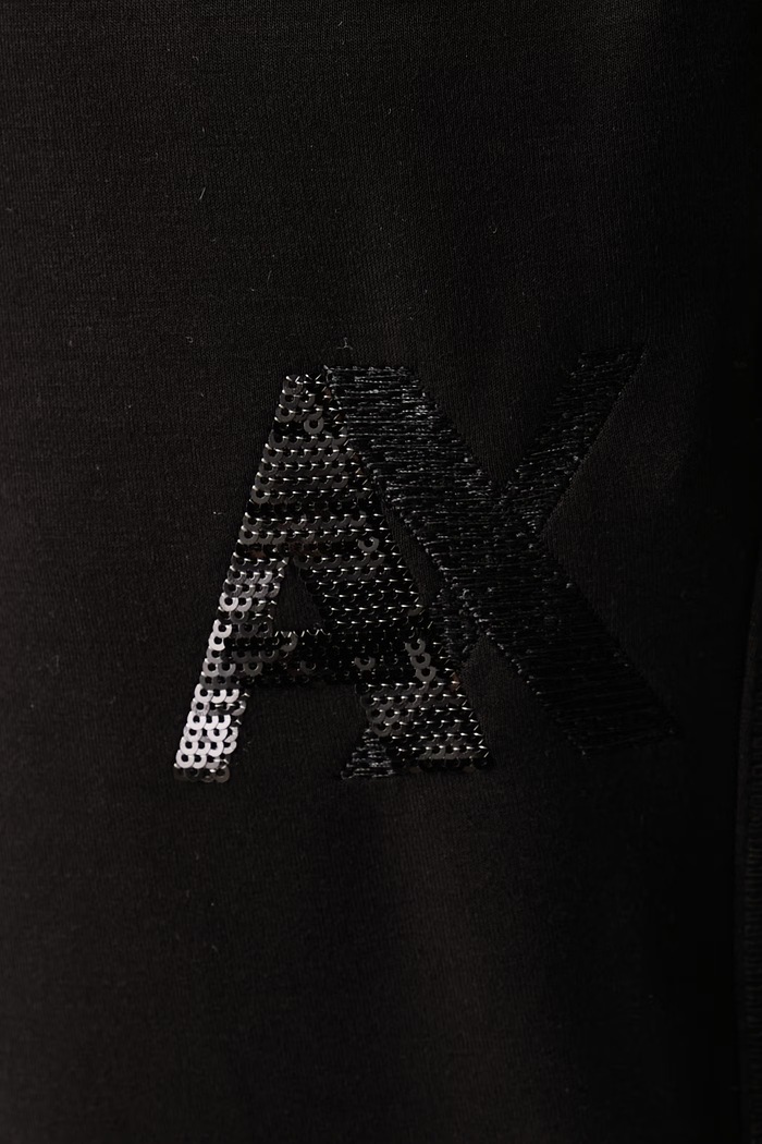 Trenirka ženska z viskozo Armani Exchange XW002862.AF13397 črna
