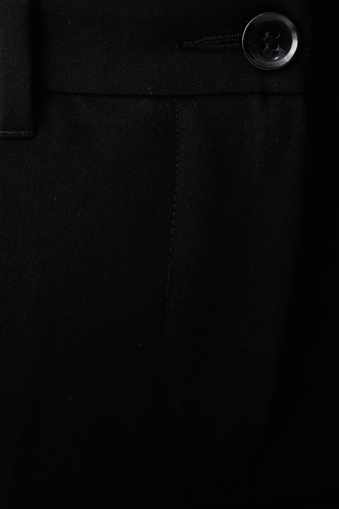 Spodnie slim fit damskie Sisley 4KVXPF00C czarny