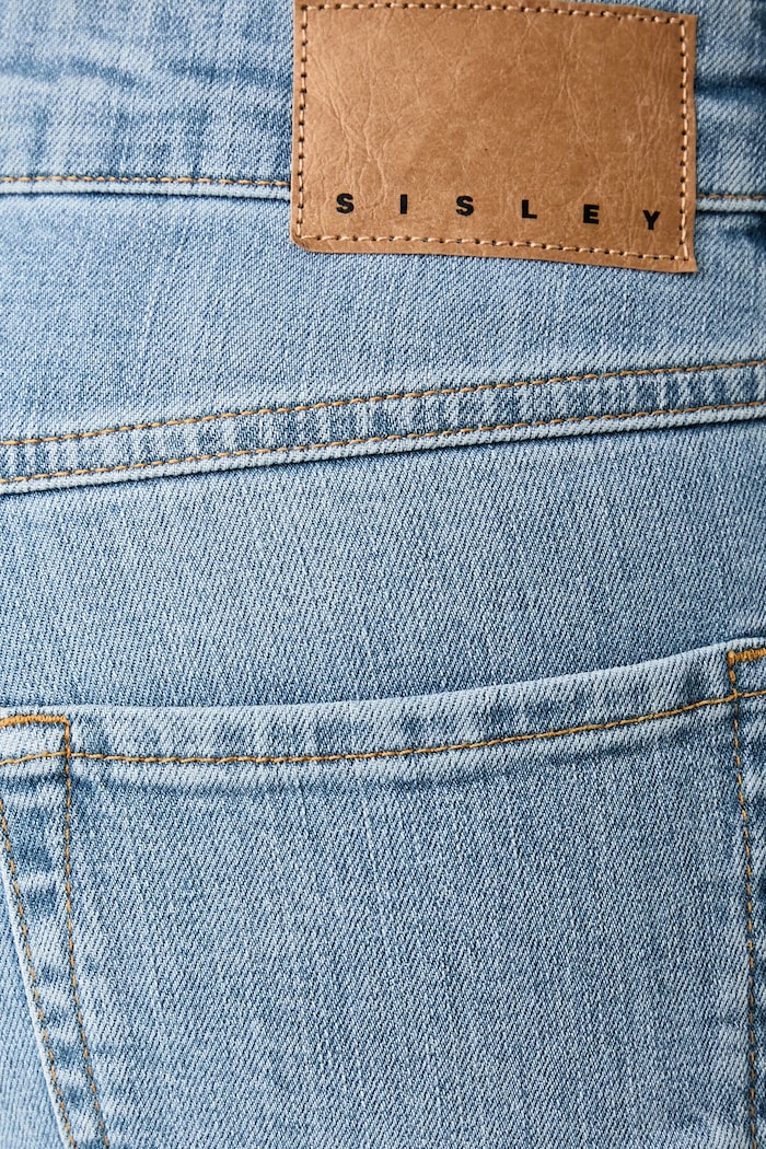 Jeansy regular damskie Sisley 4W44PE00B niebieski