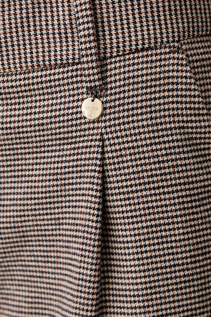 Spodnie wide leg damskie Liu Jo WF6336.T728A brązowy