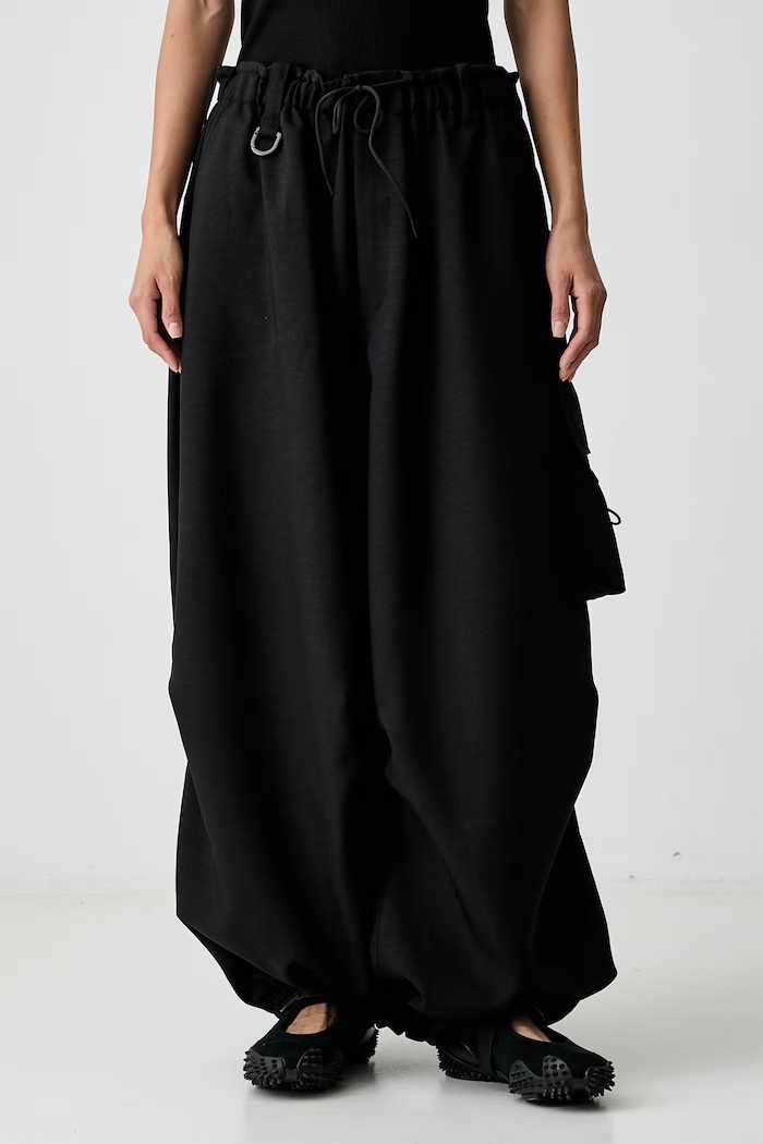 Y-3 SU CARGO PANTS spodnie dresowe damskie czarny KS7655.D