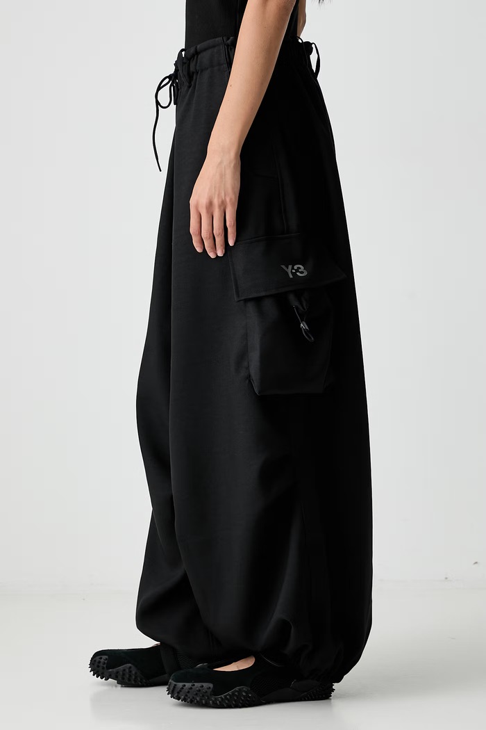 Y-3 SU CARGO PANTS spodnie dresowe damskie czarny KS7655.D