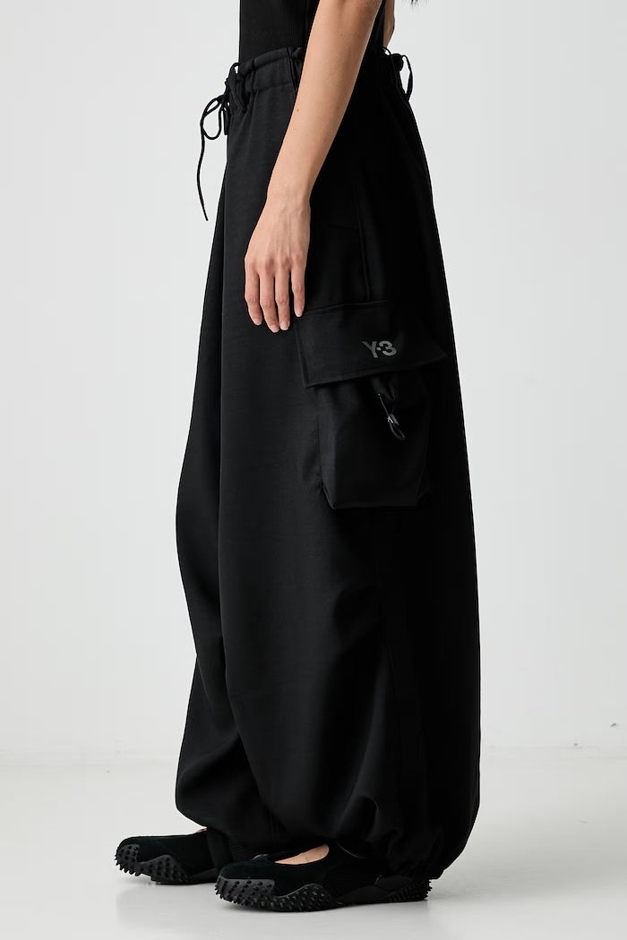 Y-3 SU CARGO PANTS spodnie dresowe damskie czarny KS7655.D