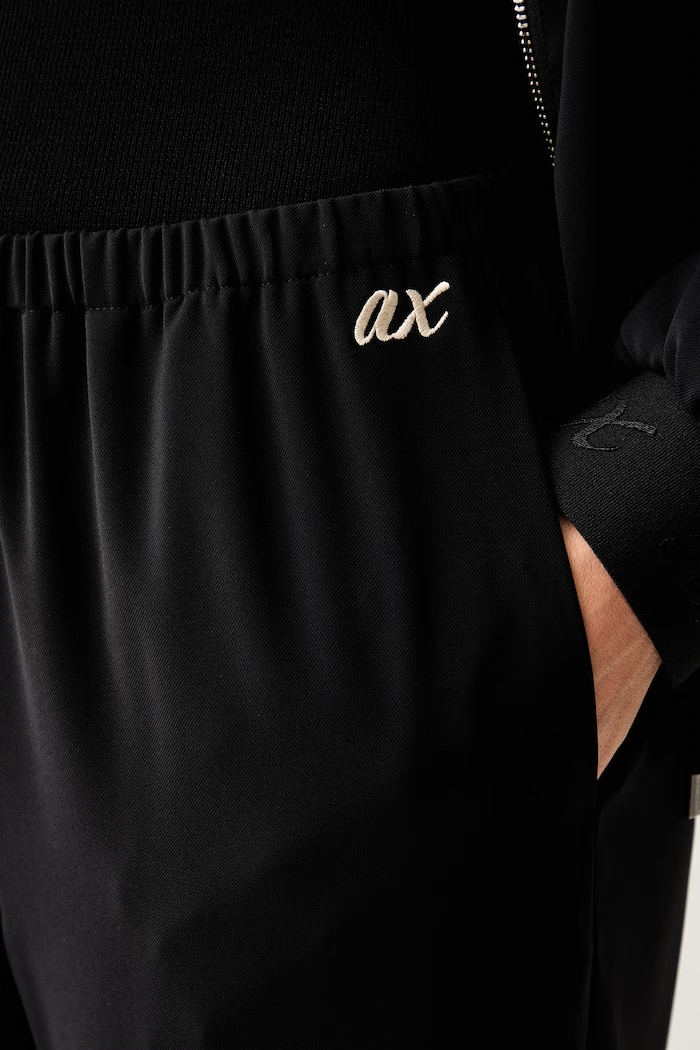 Дрехи Armani Exchange прав панталон дамски XW002909.AF16125 черен