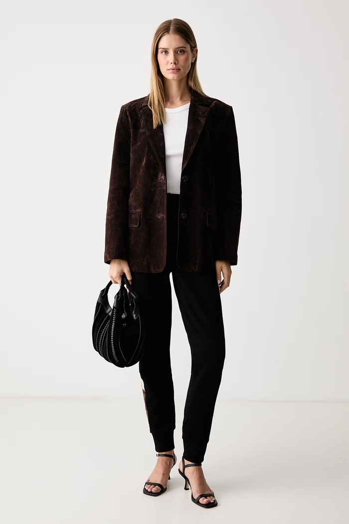 Joseph Ribkoff Spodnie dresowe damskie 263608 czarny AW26