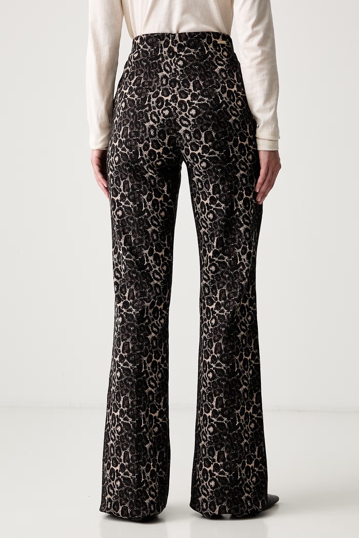 Odzież Joseph Ribkoff legginsy damskie z bawełną 263085 brązowy
