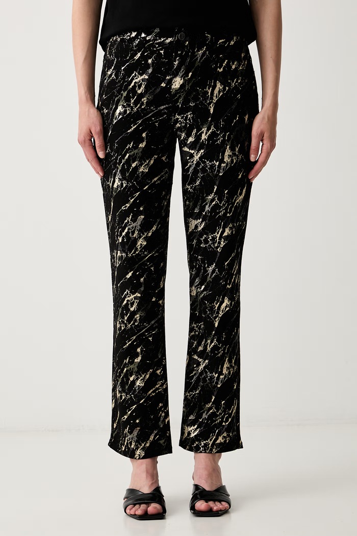 Joseph Ribkoff jeansy straight damskie czarny 263972