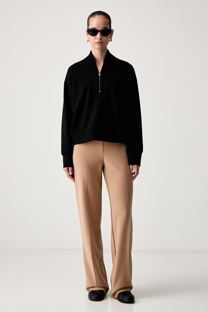 Joseph Ribkoff spodnie wide leg damskie 153088F26 beżowy AW26
