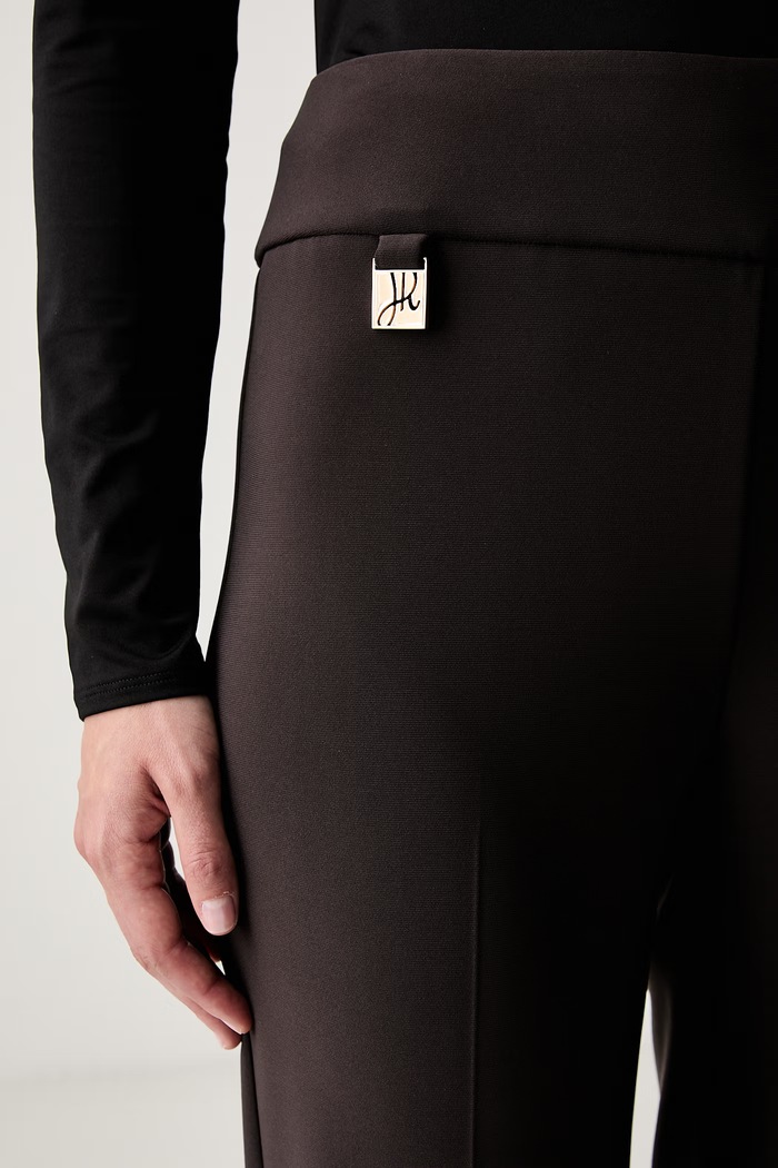 Joseph Ribkoff spodnie slim fit damskie brązowy 144092F26