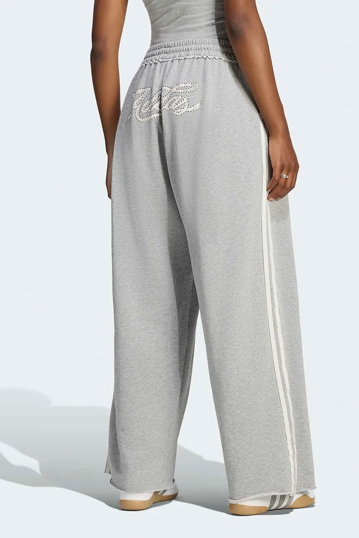 adidas Originals Spodnie dresowe damskie bawełniane szary LE8322