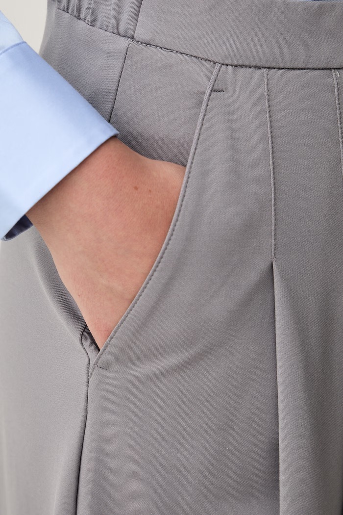 MM by Max Mara брюки-палаццо для женщин MMLVONGOLA серый 2626786147600