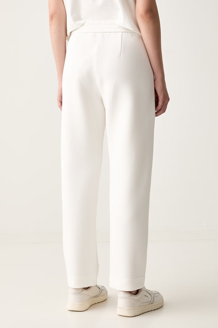 Oblečení MM by Max Mara tepláky dámské s bavlnou MMLZINNIA 2626786107600 bílá