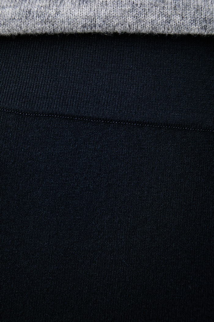 MM by Max Mara spodnie damskie z wiskozą MMLROTONDO granatowy 2626336017600