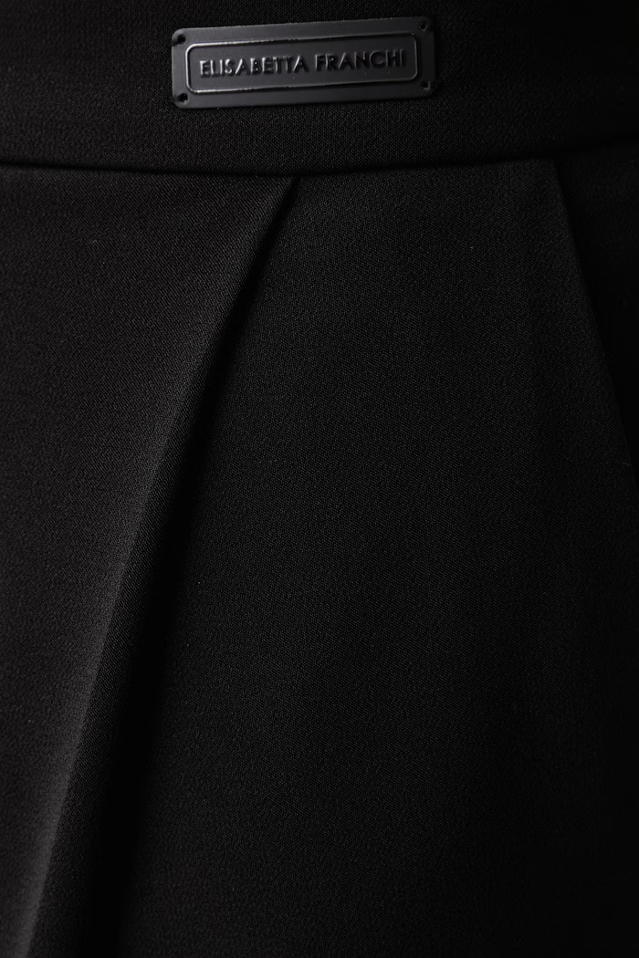 Spodnie capri damskie Elisabetta Franchi PA18166E2 czarny