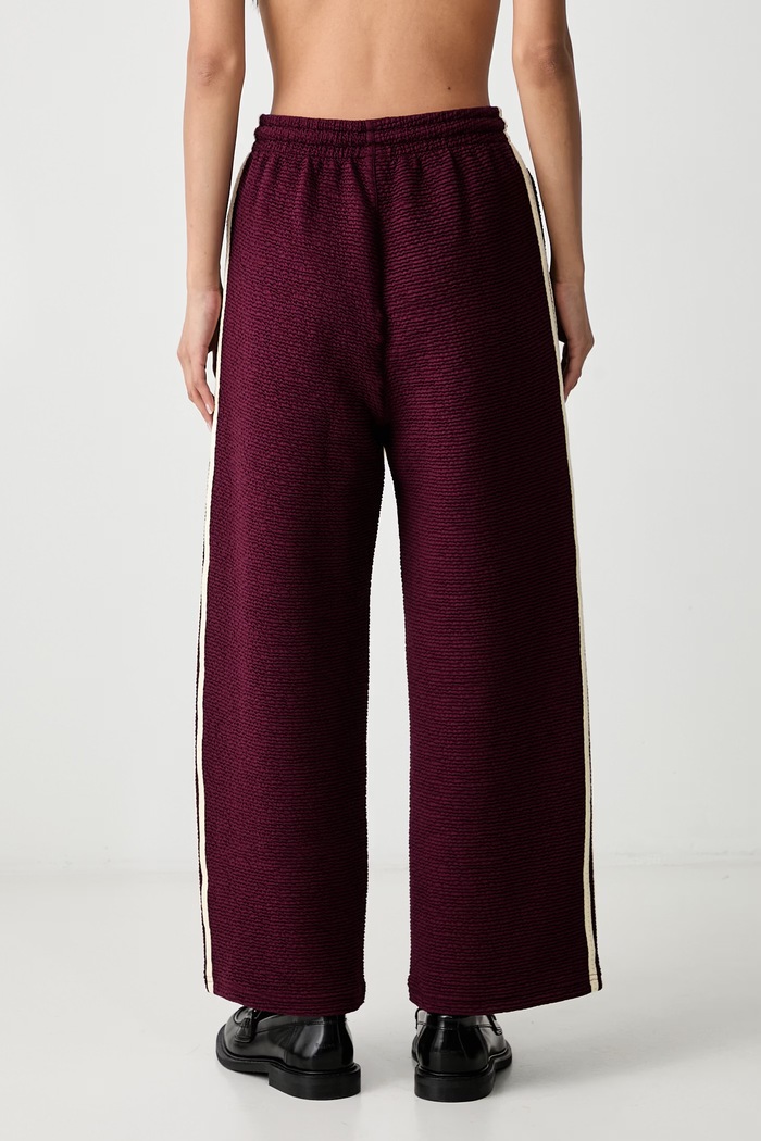 Odzież adidas Originals Firebird Crop spodnie dresowe damskie KR9609 bordowy