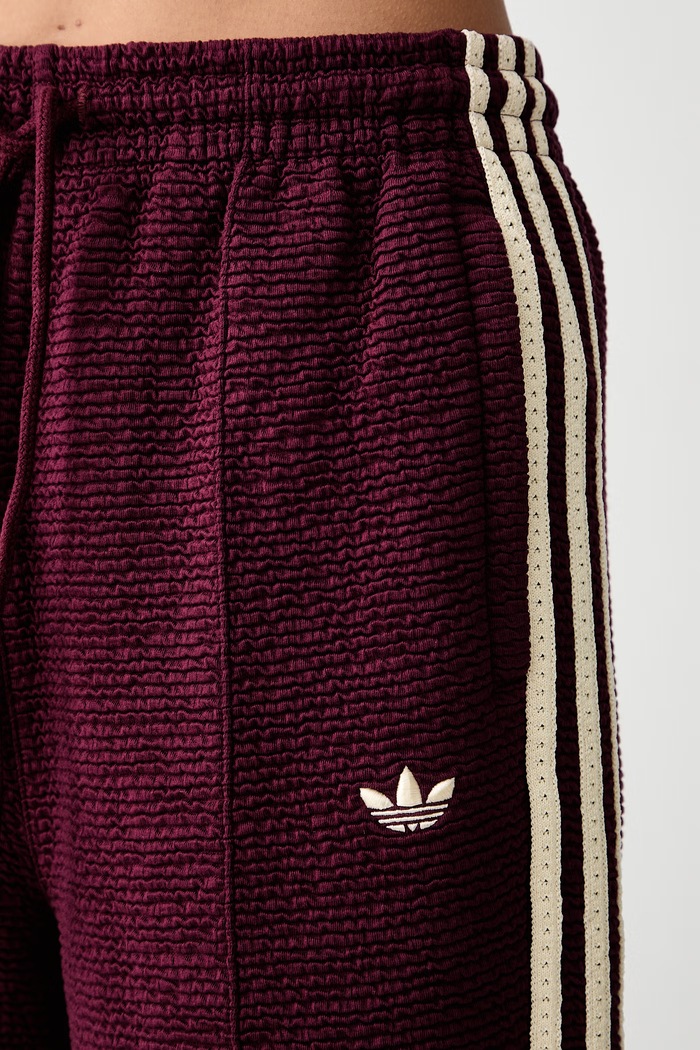 adidas Originals Firebird Crop spodnie dresowe damskie KR9609 bordowy