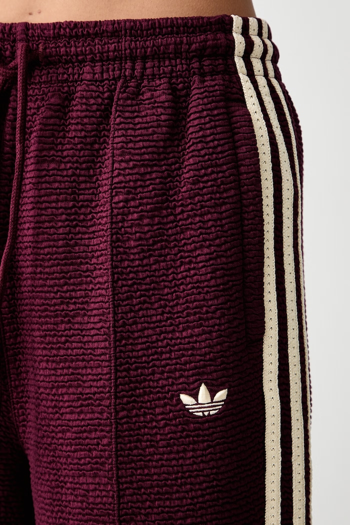 adidas Originals Firebird Crop spodnie dresowe damskie KR9609 bordowy