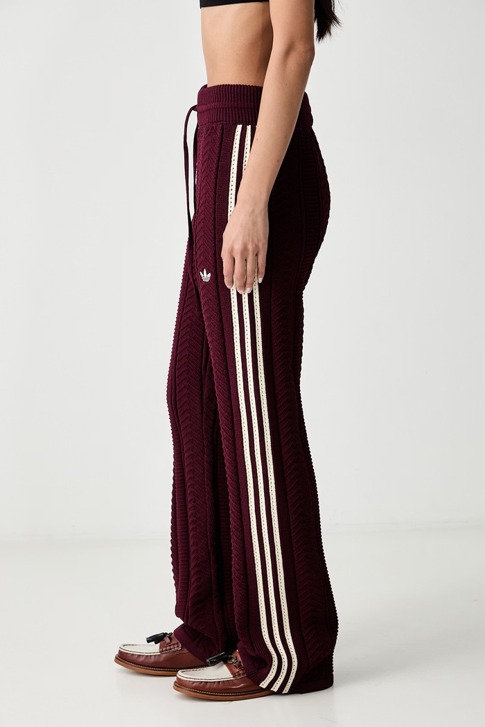 adidas Originals spodnie dresowe damskie bordowy KR8943