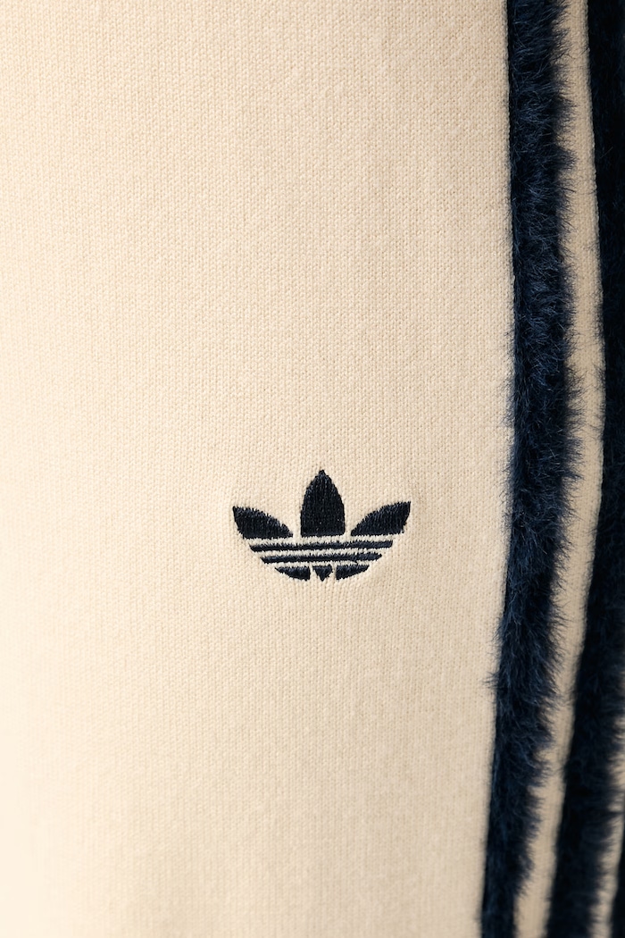 Παντελόνι επίσημο γυναικείο Knit Firebird adidas Originals κίτρινο KS7363