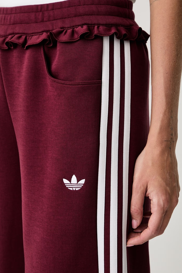 adidas Originals спортивні штани жіночі Pleated Spacer бордо LG4319