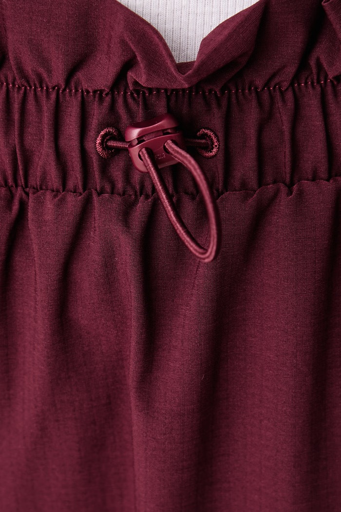 Pantaloni de trening pentru femei Nylon Paper Bag adidas Originals burgundia LG4281