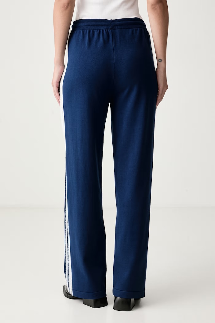 Abbigliamento adidas Originals Pantaloni da tuta da donna Knit Firebird KW2605 blu navy