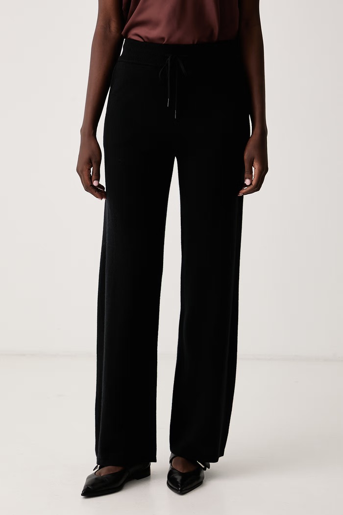 Zadig&Voltaire Παντελόνι γυναικείο μάλλινο PARRAZ μαύρο KWPA01032