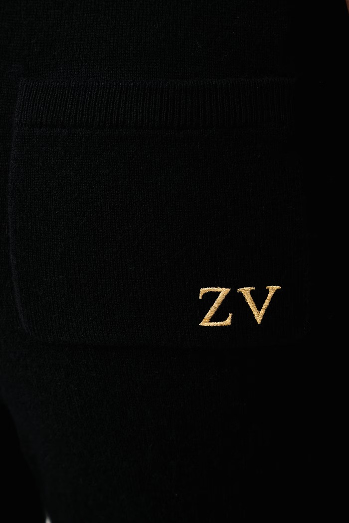 Παντελόνι γυναικείο μάλλινο PARRAZ Zadig&Voltaire KWPA01032 μαύρο