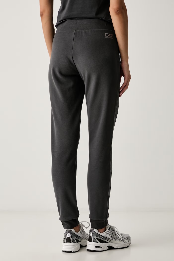 Odzież EA7 Emporio Armani spodnie dresowe damskie z bawełną AF20758.7W001402 szary