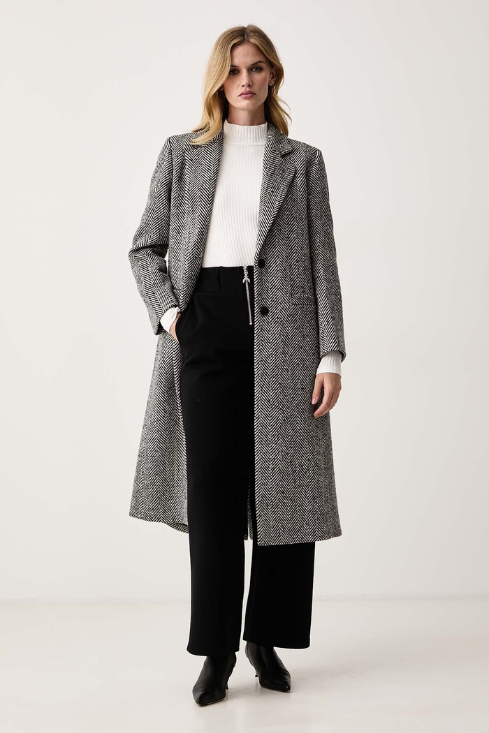 Patrizia Pepe Spodnie dresowe damskie bawełniane 8P0469.J0044 czarny AW26