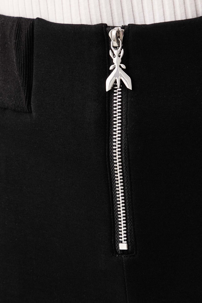 Spodnie dresowe damskie bawełniane Patrizia Pepe 8P0469.J0044 czarny