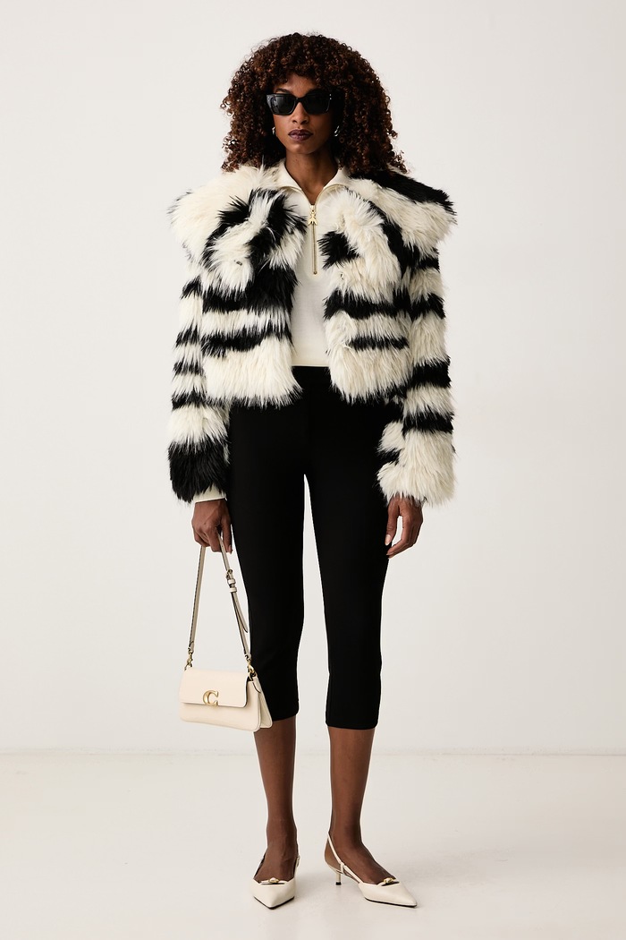 Patrizia Pepe Spodnie damskie 8P0259.C8001 czarny AW26