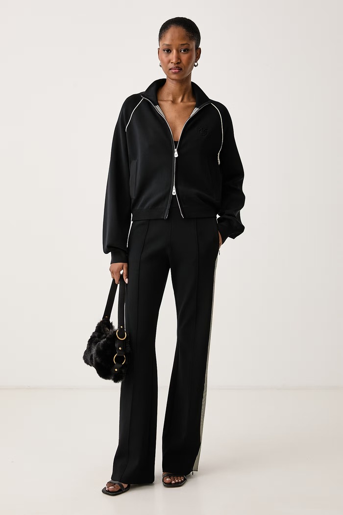 Pinko Nohavice dámske 107459.A3J0 čierna AW26