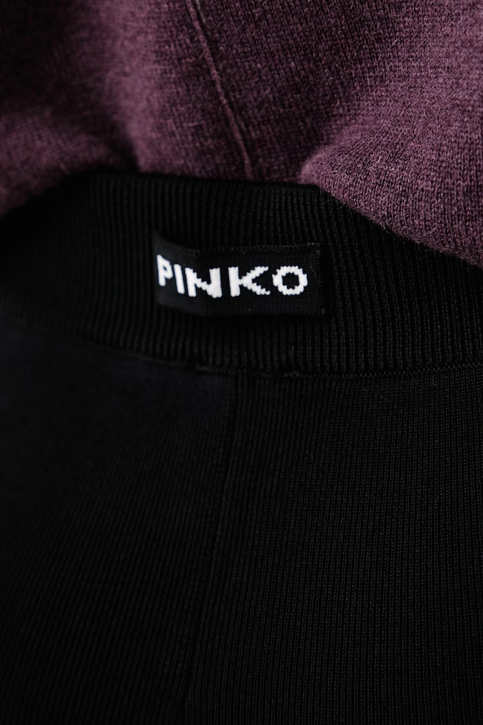 Παντελόνι γυναικείο με βισκόζη Pinko 107351.A3FV μαύρο