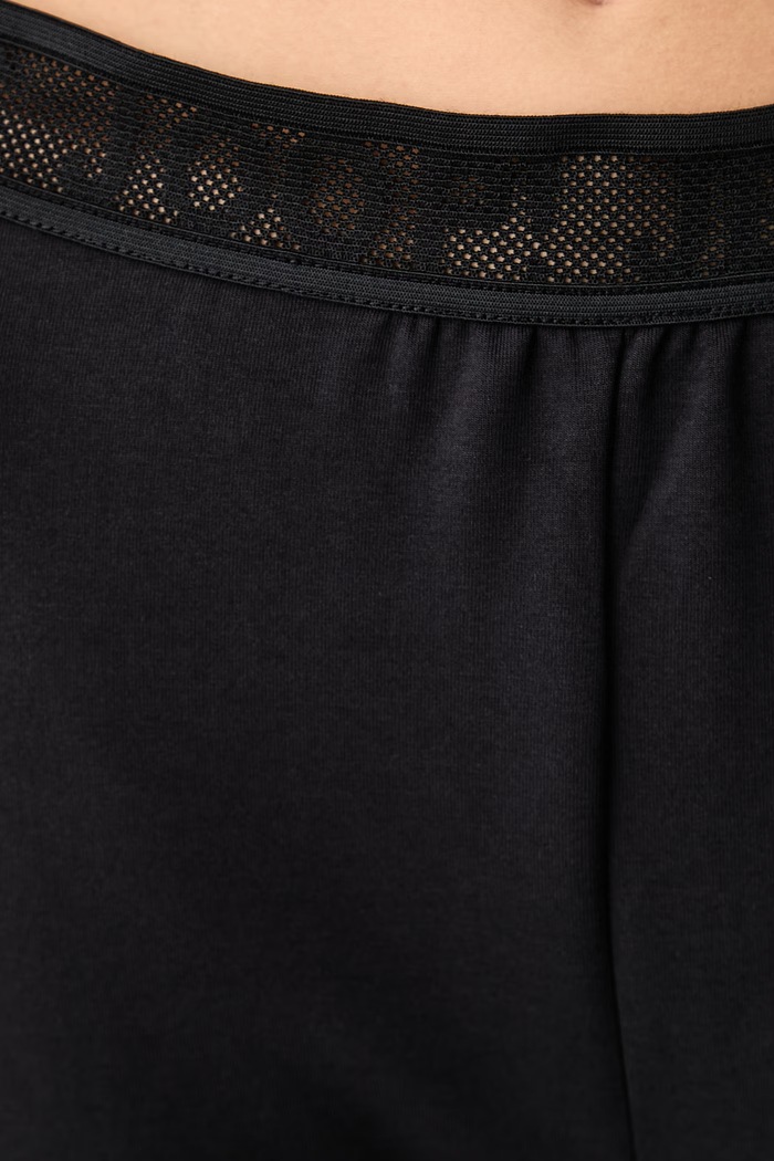 Spodnie dzwony damskie z bawełną Joop! 30104081 czarny