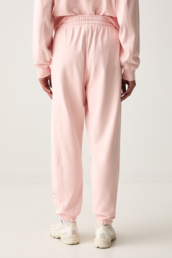 Odzież adidas by Stella McCartney spodnie dresowe damskie z bawełną KR6287 różowy