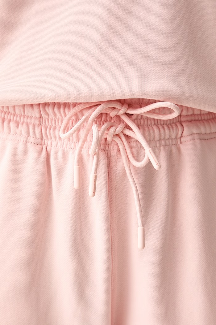 adidas by Stella McCartney spodnie dresowe damskie z bawełną różowy KR6287