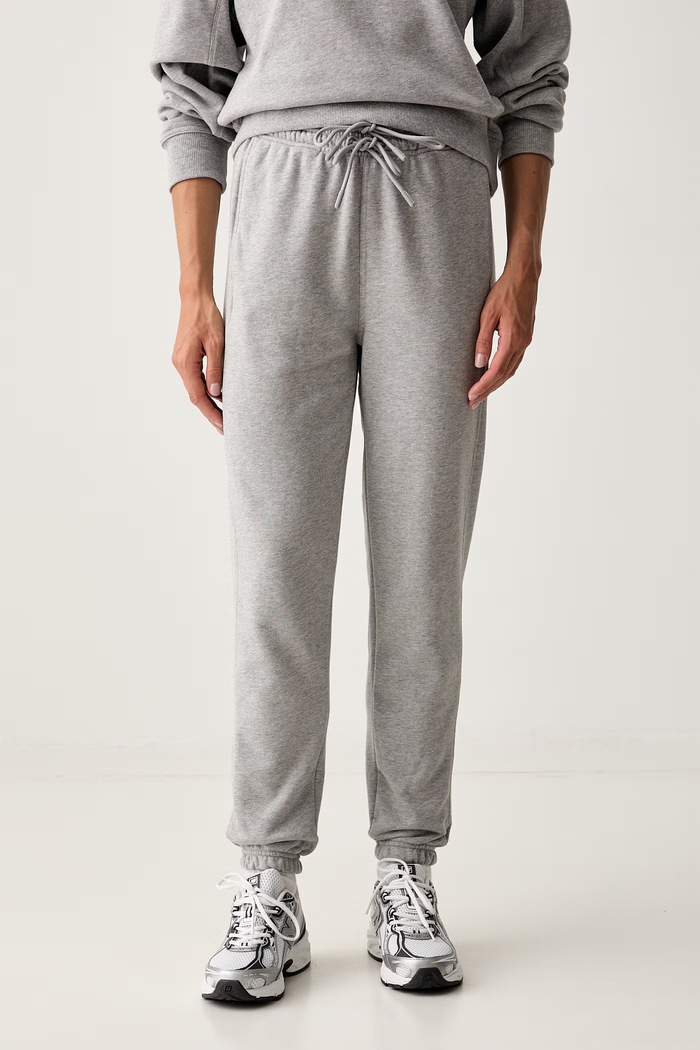 adidas by Stella McCartney spodnie dresowe damskie bawełniane szary KR3070