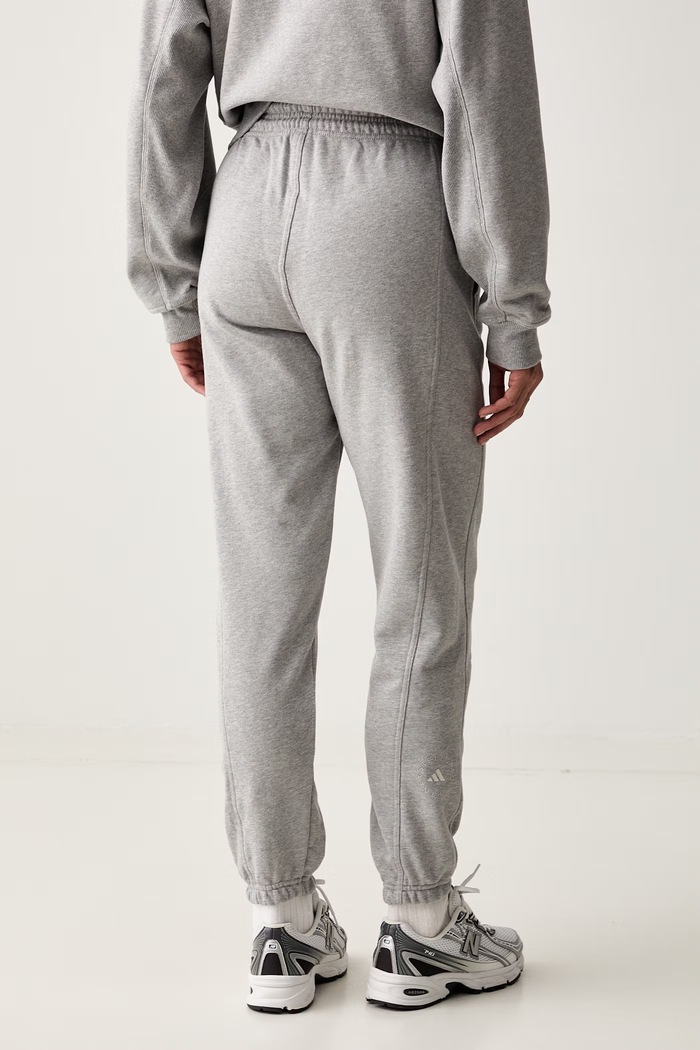 Odzież adidas by Stella McCartney spodnie dresowe damskie bawełniane KR3070 szary