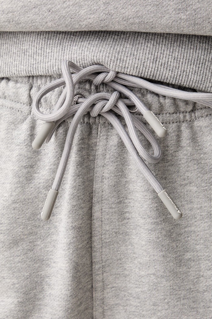 adidas by Stella McCartney spodnie dresowe damskie bawełniane szary KR3070