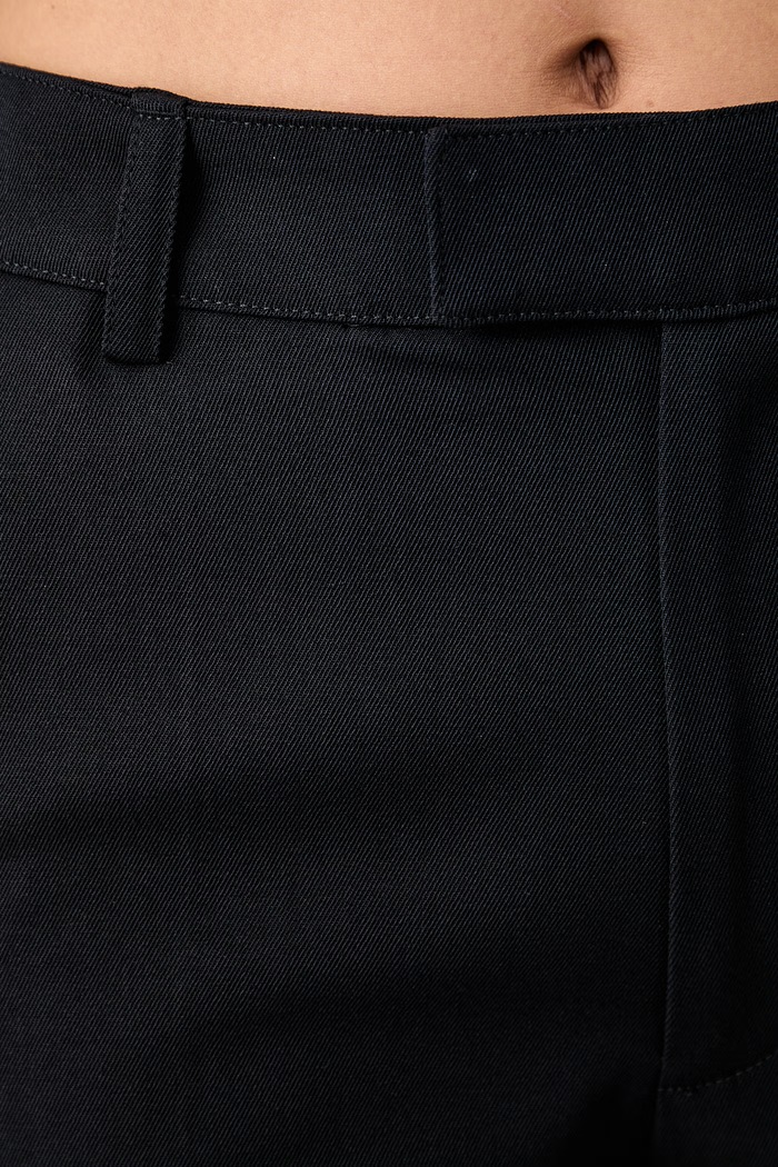 A.P.C. Becky spodnie z wełną damskie COHKX.F08514 granatowy